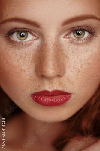 close up portrait of girl © Andrey Kiselev
