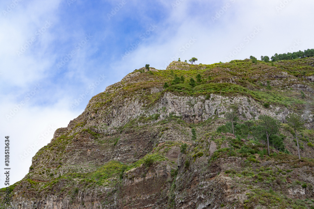 Beautiful landscape in the high mountains of Madeira, Portugal Beautiful landscape in the high mountains of Madeira, Portugal