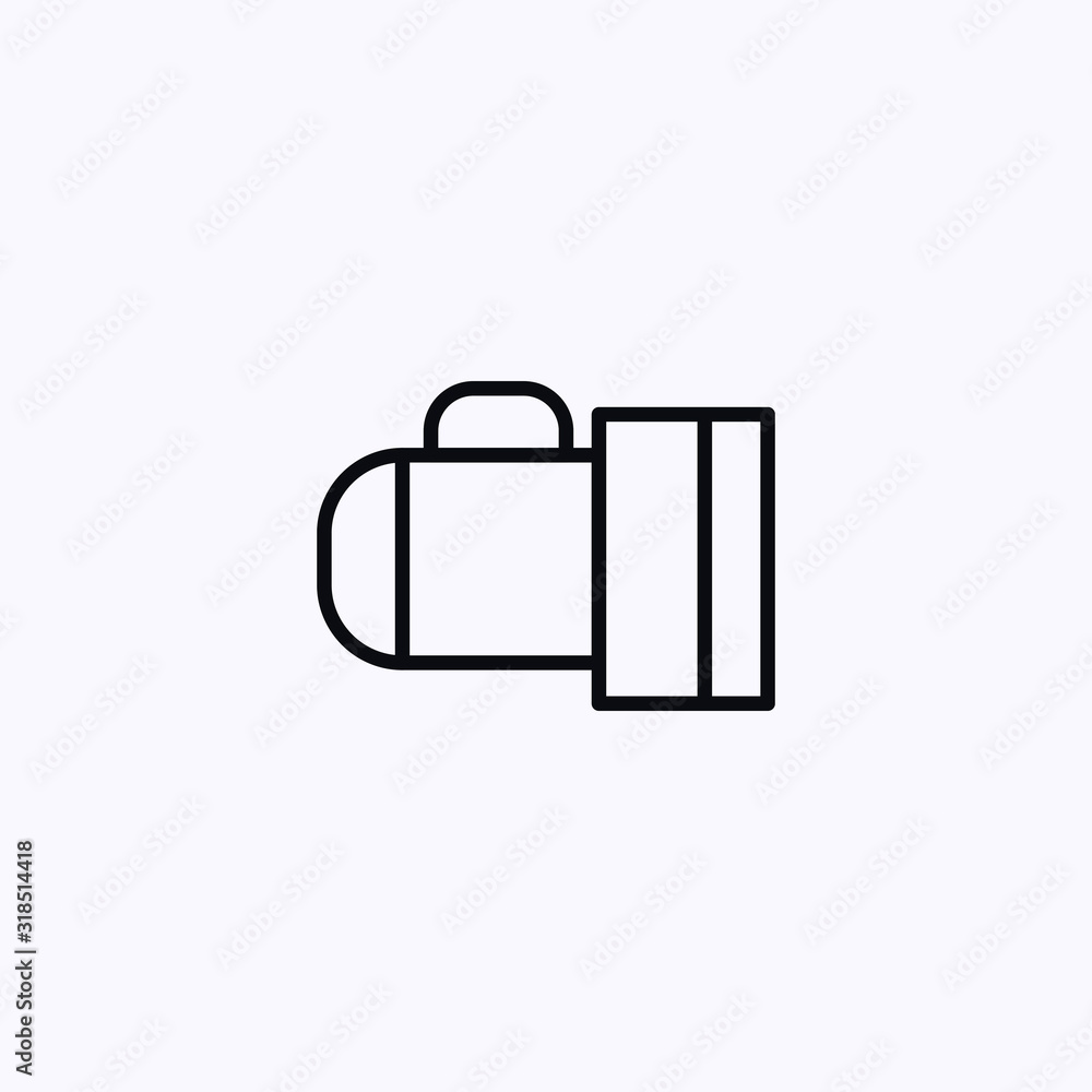 Flashlight icon isolated on white background Flashlight icon isolated on white background