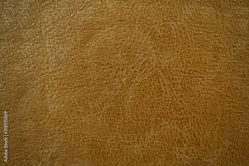 Leather texture. Golden background with vignetting.