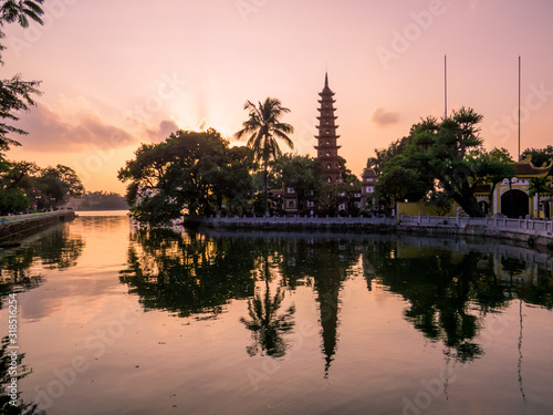 Tran Quoc Pagoda, West Lake, Hanoi, Vietnam