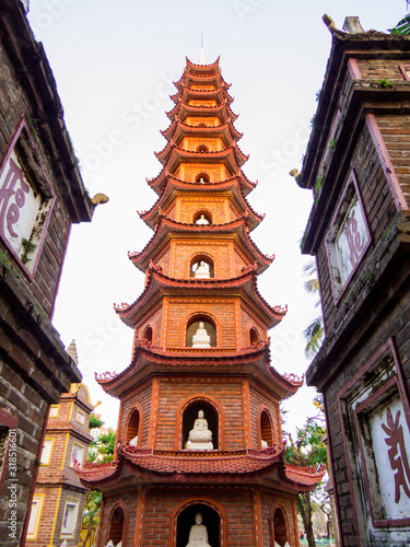 Tran Quoc Pagoda, West Lake, Hanoi, Vietnam