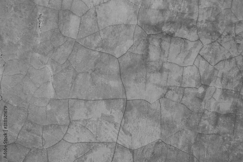 Naklejka premium The pattern of cement wallpaper editing black and white colors.