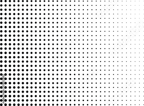 Abstract halftone dotted background. Monochrome grunge pattern with dot and circles.  Vector modern pop art texture for posters  sites  business cards  cover  postcards  labels  stickers layout.