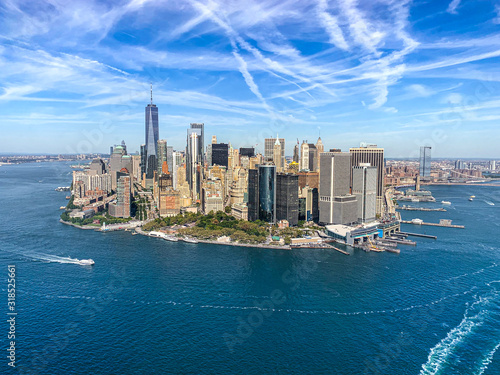 Wallpaper Mural Daytime view of southern Manhattan from helicopter Torontodigital.ca