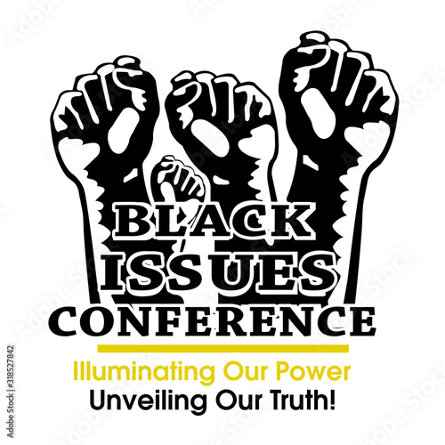 Black Issues Conference poster design - VECTOR
