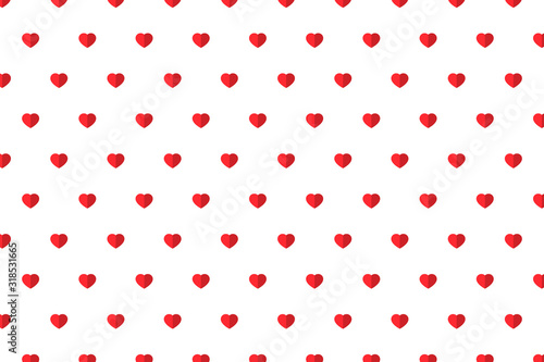 Heart icon pattern background illustration
