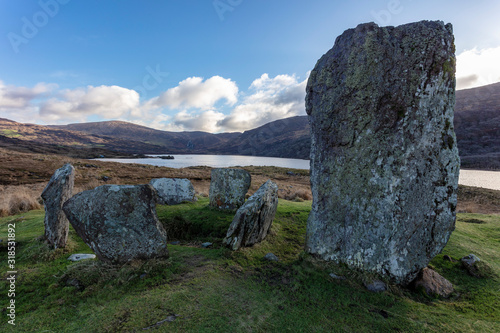 Landscape Standing Stone Kerry Ireland