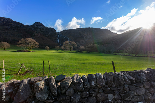 Landscape Shot waterfall Kerry Ireland