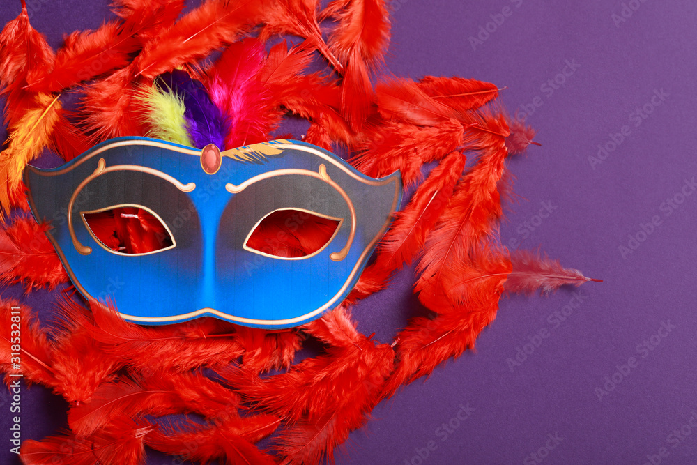 Concept of carnival festival, Carnival mask 