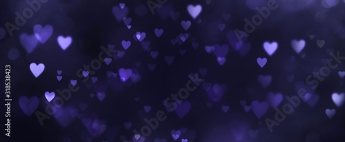 Abstract dark bokeh backgro...