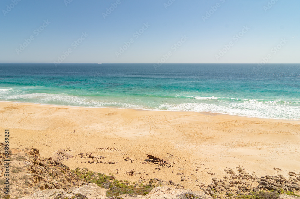 Pristine beaches and the rugged coastline of Yorke Peninsula, located west of Adelaide in South Australia Pristine beaches and the rugged coastline of Yorke Peninsula, located west of Adelaide in South Australia
