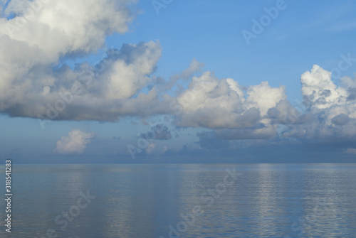 Reflections from the sky in the Maldives.