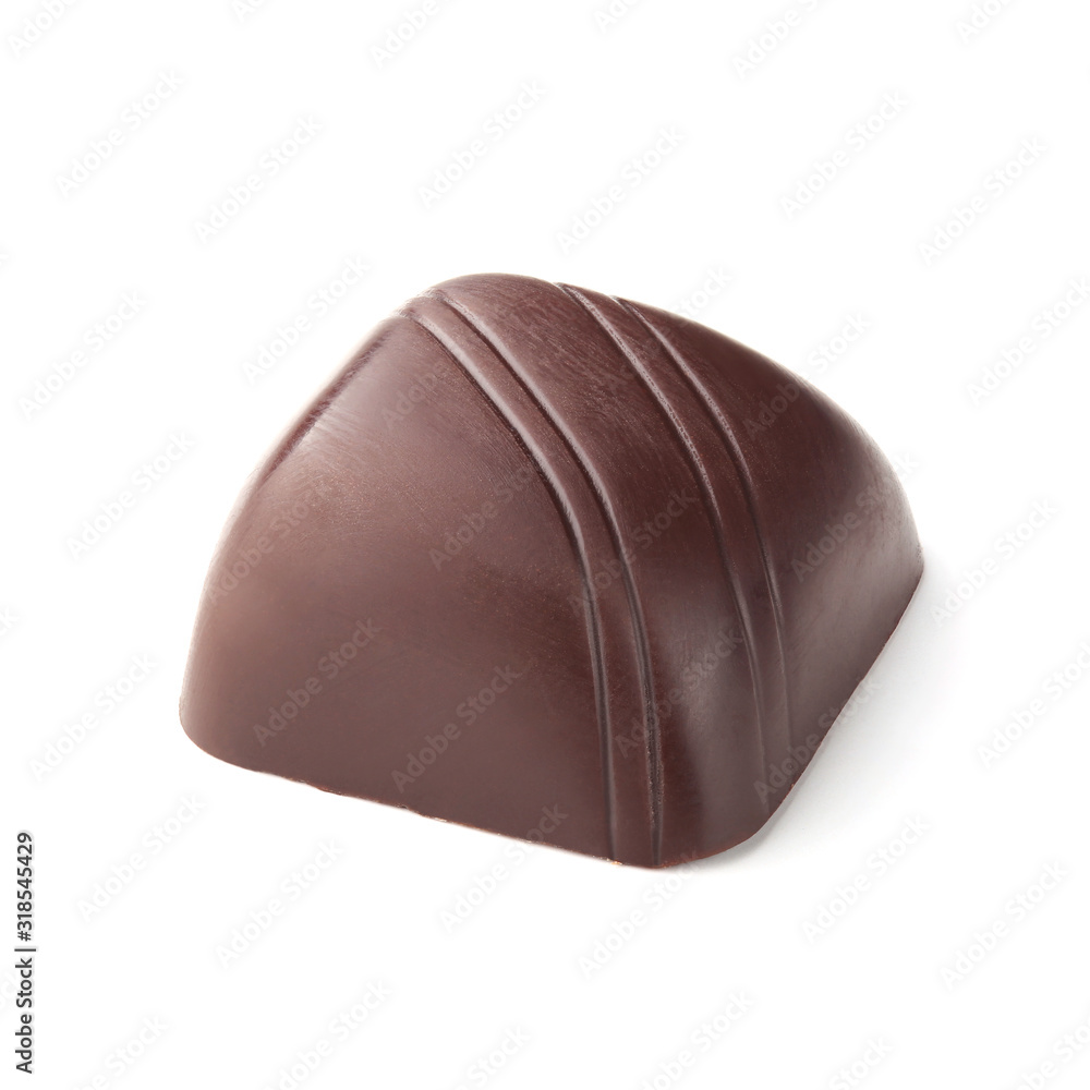 Chocolate candy isolated on white Chocolate candy isolated on white