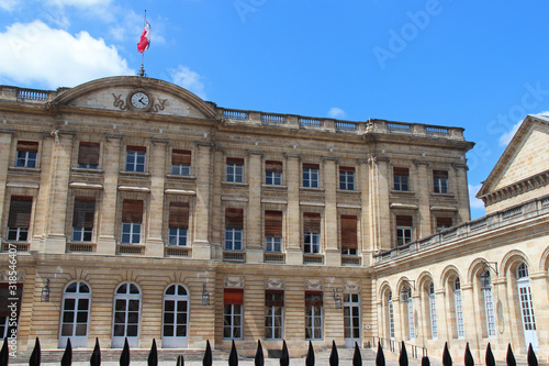 rohan mansion (town hall) in bordeaux (france) 