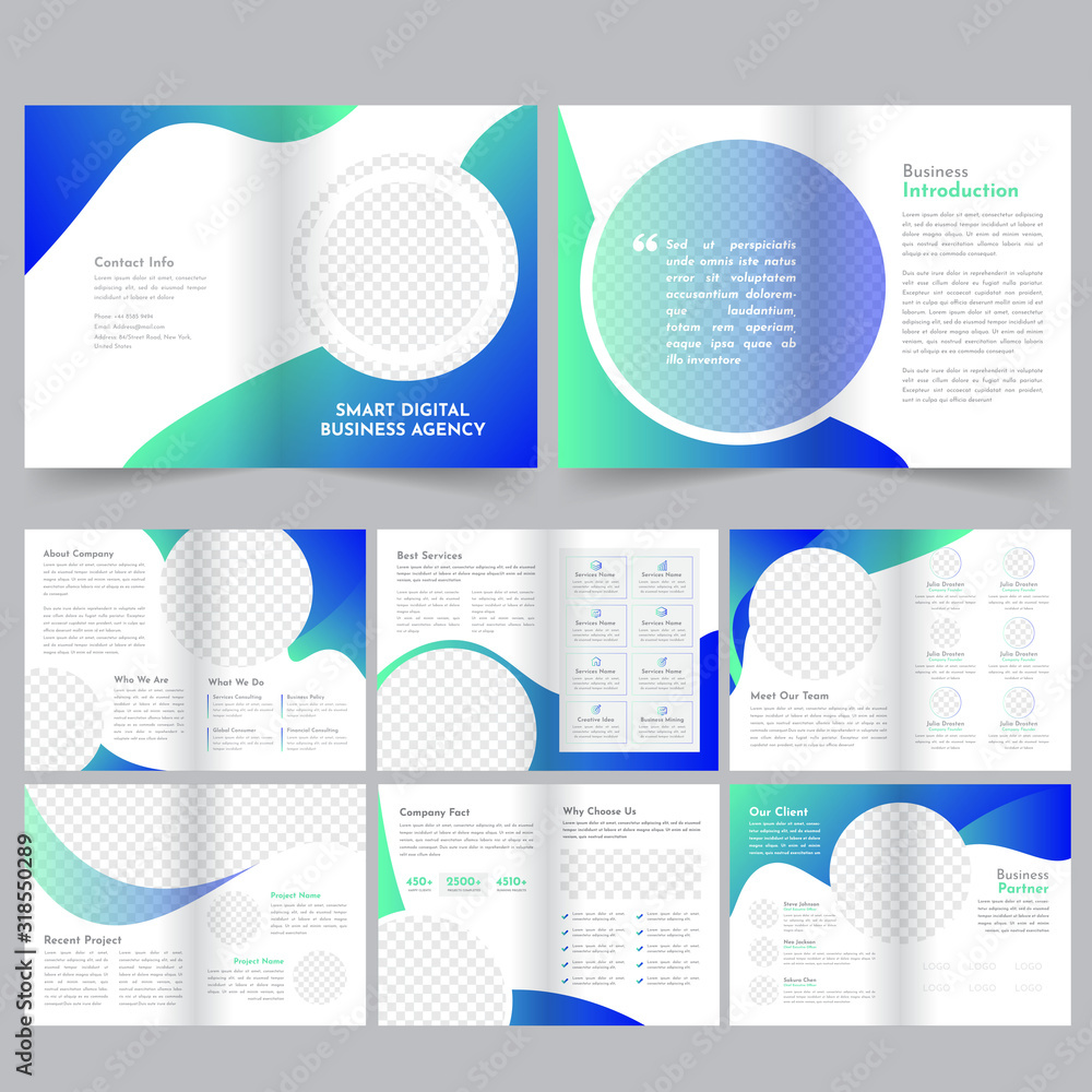corporate business brochure template Stock Vector | Adobe Stock