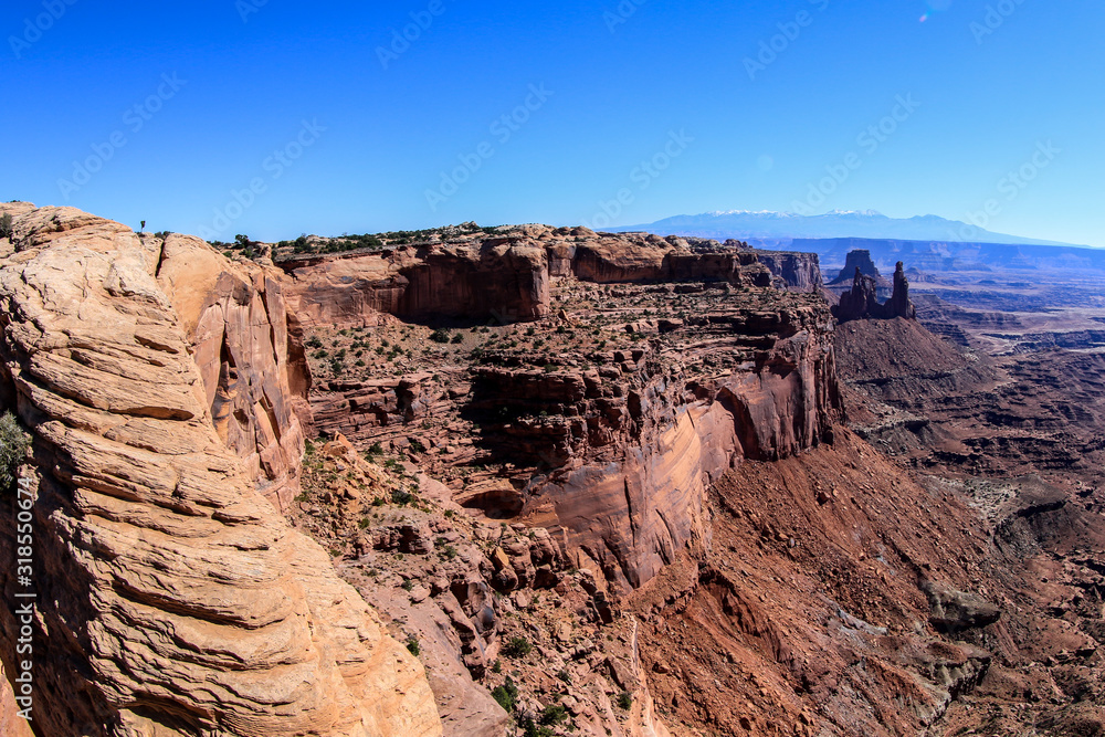 Mountaitns and Red Stones of the Canyonlands National Park, USA