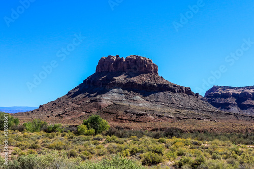 Mountaitns and Red Stones of the Canyonlands National Park, USA