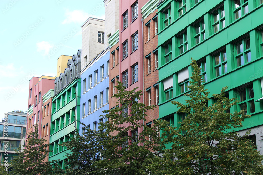flat buildings in berlin (germany)