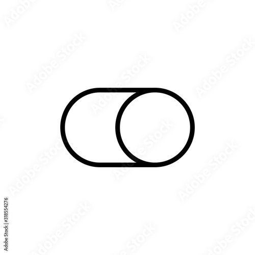 Simple switch line icon.