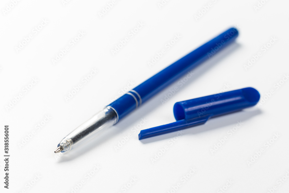 ballpoint pen isolated on a white background. Nice pen mockup for corporate business ballpoint pen isolated on a white background. Nice pen mockup for corporate business