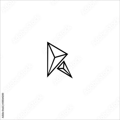 Free Download R Abstract logo design vector - GFXLoad