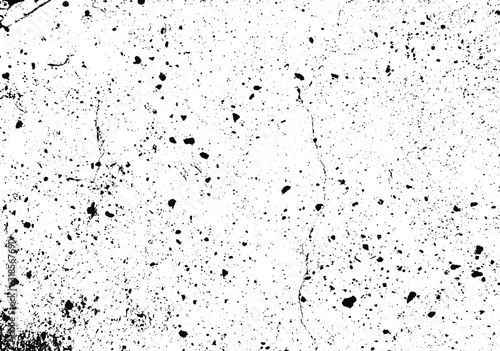 Rough black and white texture vector. Distressed overlay texture. Grunge background. Abstract textured effect. Vector Illustration. Black isolated on white background. EPS10.