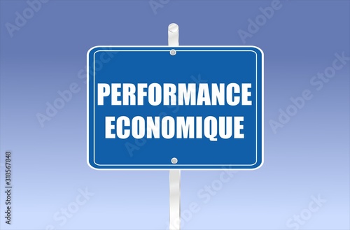 panneau performance économique