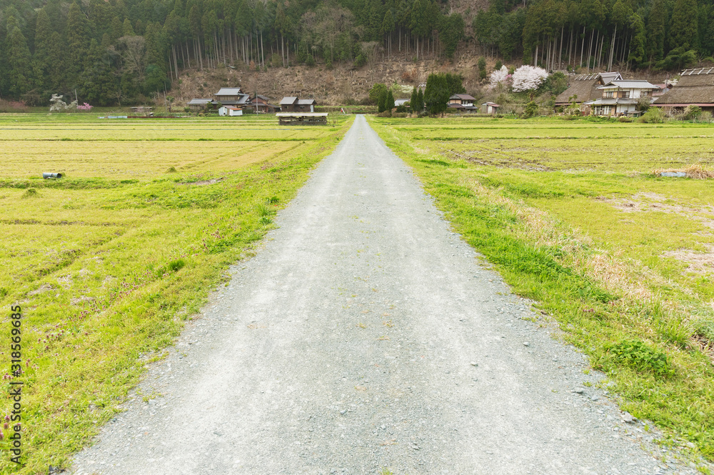 Rural landscape of Historical village Miyama in Kyoto, Japan
