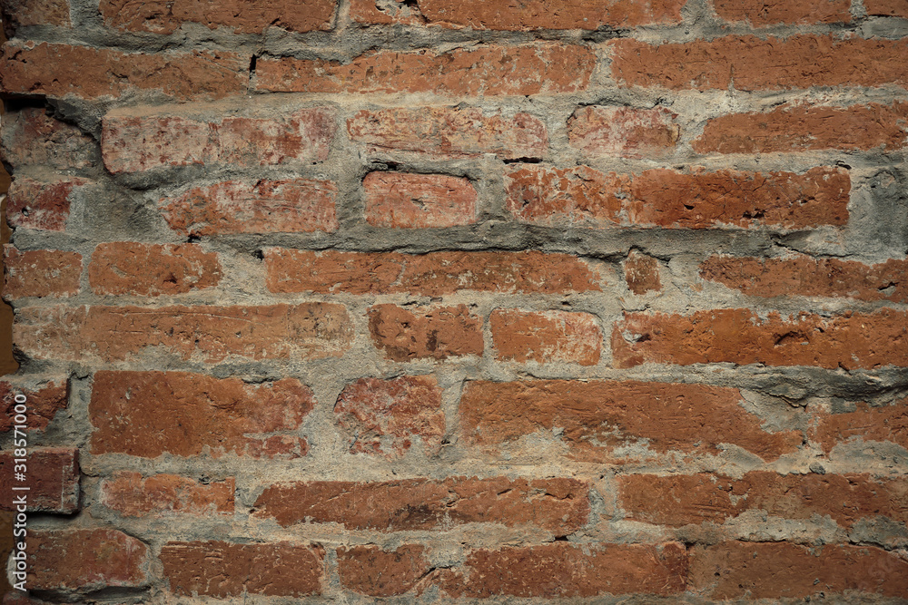 Obraz premium Brick block wall for background.