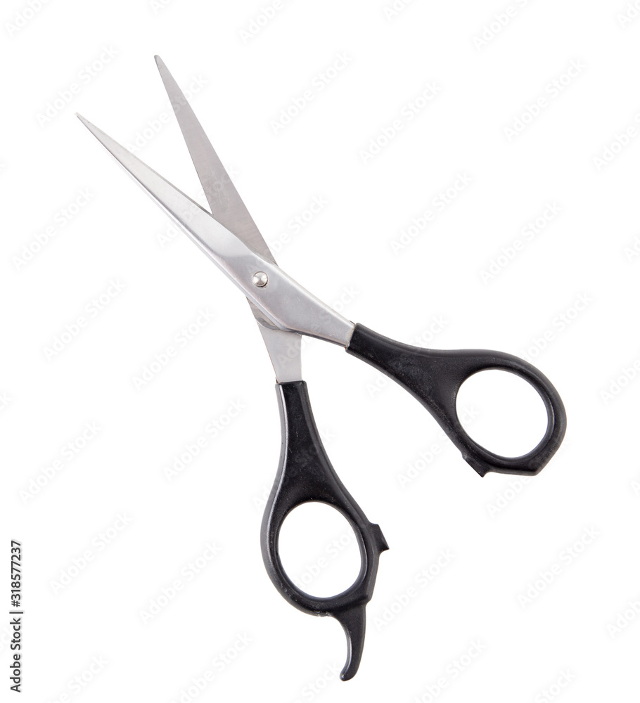 Scissors for haircuts isolated Scissors for haircuts isolated