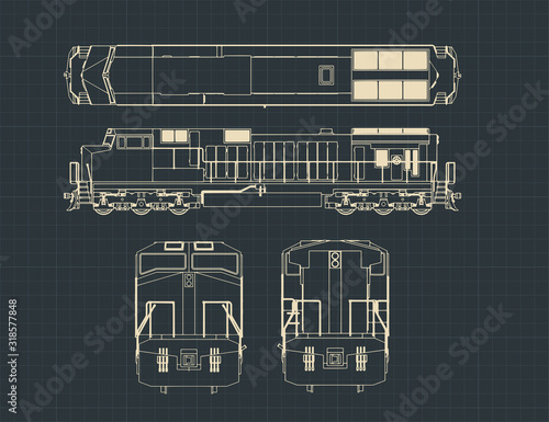 Locomotive blueprints