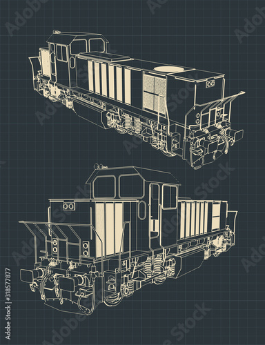 Locomotive drawings