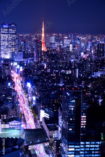 Wallpaper Mural 東京の夜景 Torontodigital.ca