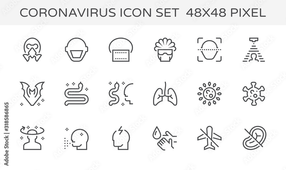 coronavirus vector icon