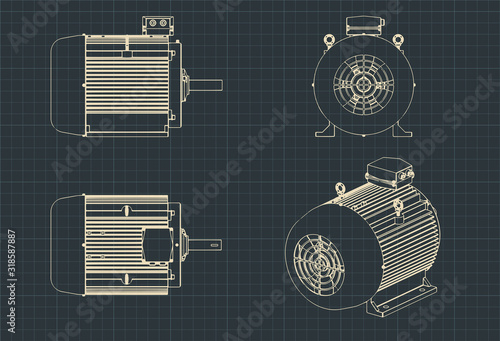 Electric motor drawings