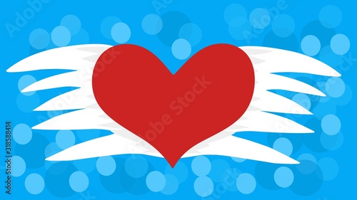 heart with wings