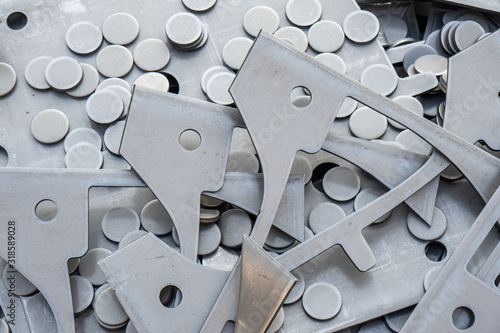 scrap metal ,steels wait for to recycle