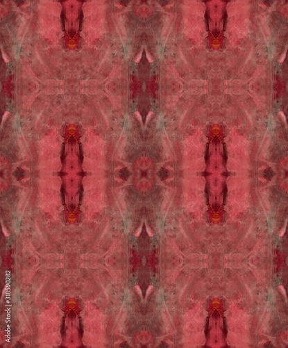 Seamless abstract patterns, vertical wavy stripes, stains, brush strokes. Endless grunge background in pink, red, gray colors. For wallpaper, all types of textiles, fabric, decor, scrapbook, quilting