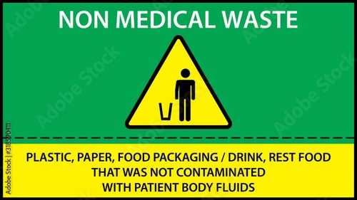 toxic material icon from signs outline collection. Thin line toxic material icon isolated on white background. non medical waste