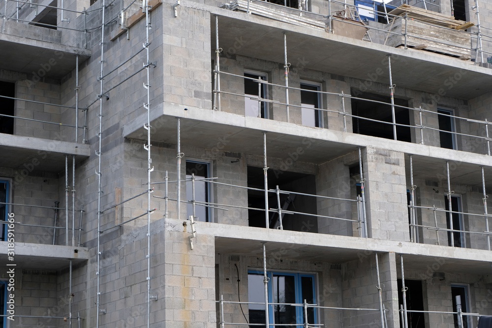 Immeuble en construction Immeuble en construction