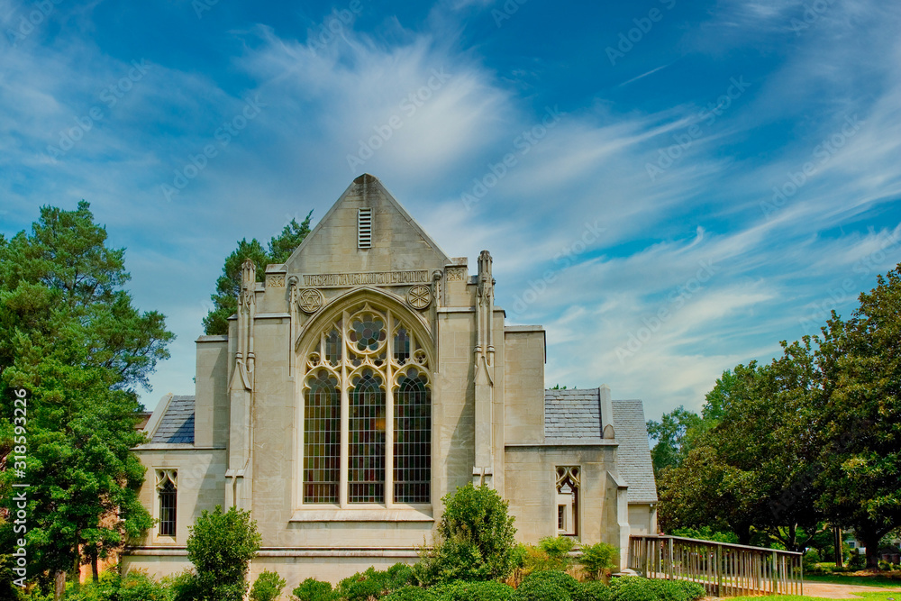 Fototapeta premium Old Stone Church in Summer