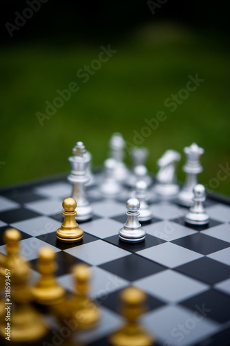 Chess  board games for concepts and contests  and strategies for business success ideas