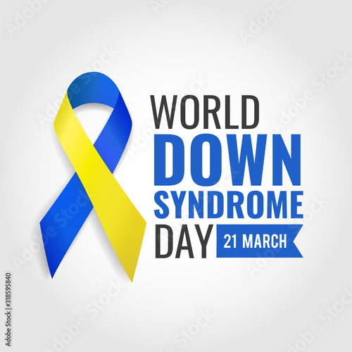 Vector Illustration on the theme World Down Syndrome Day