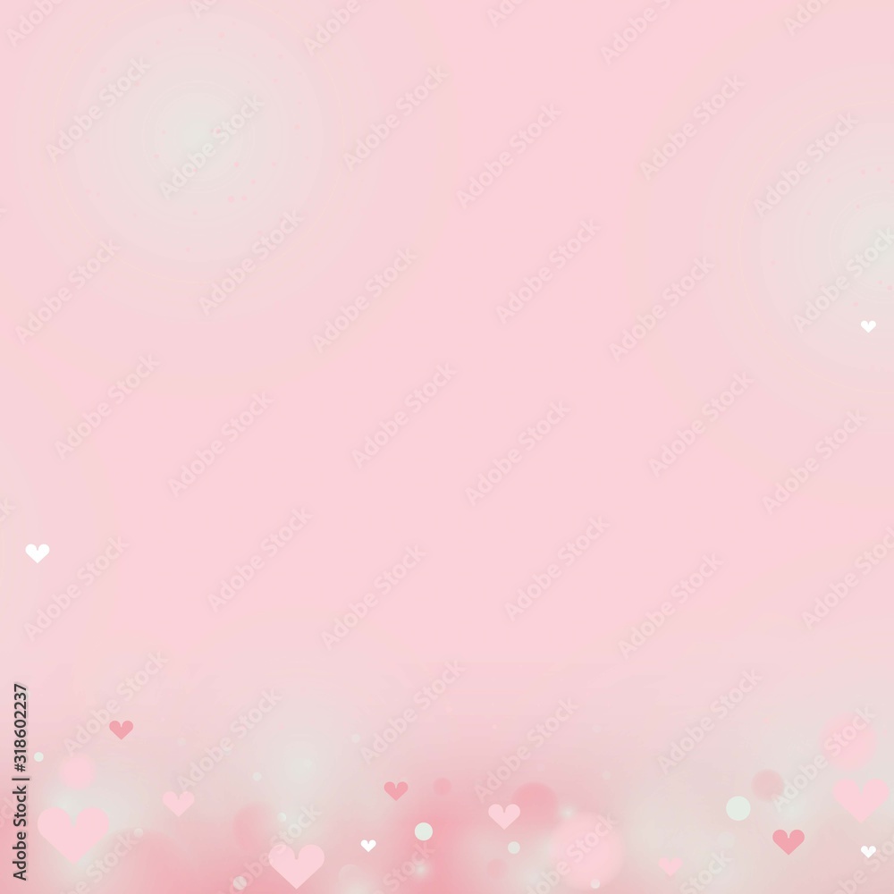 Happy Valentine's days of pink background vector design
