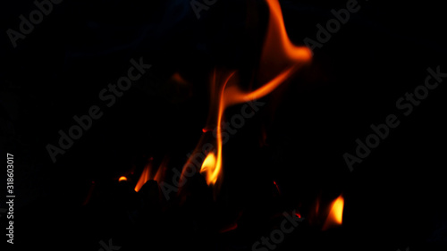Blurry fire with slow speed © BAGUS SATRIYA