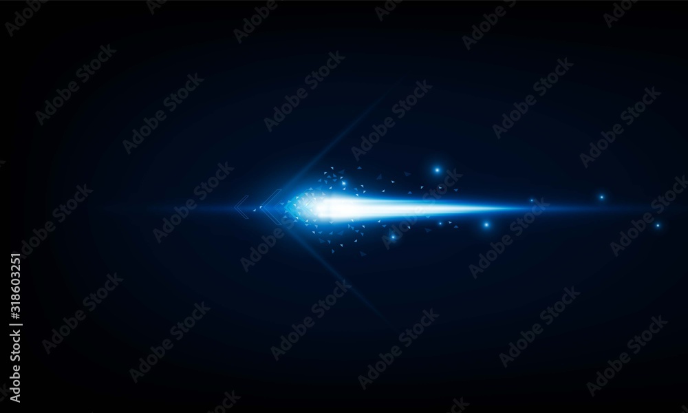 Abstract Arrow Light out technology background Hitech communication concept innovation background, vector design