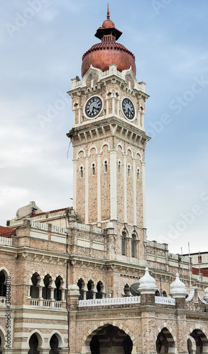 Sultan Abdul Samad Building tower. Kuala Lumpur, Malaysia