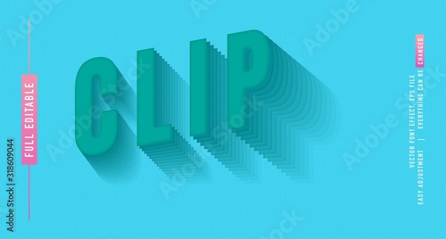 clip premium text effect editable vector template, style modern look, with the effect of shining light, everything can be changed and adjusted according to the needs of the event and more