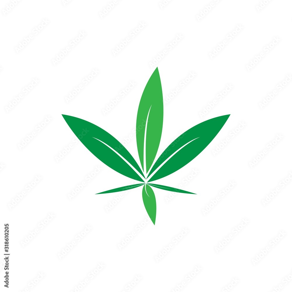 Green leaf logo Green leaf logo